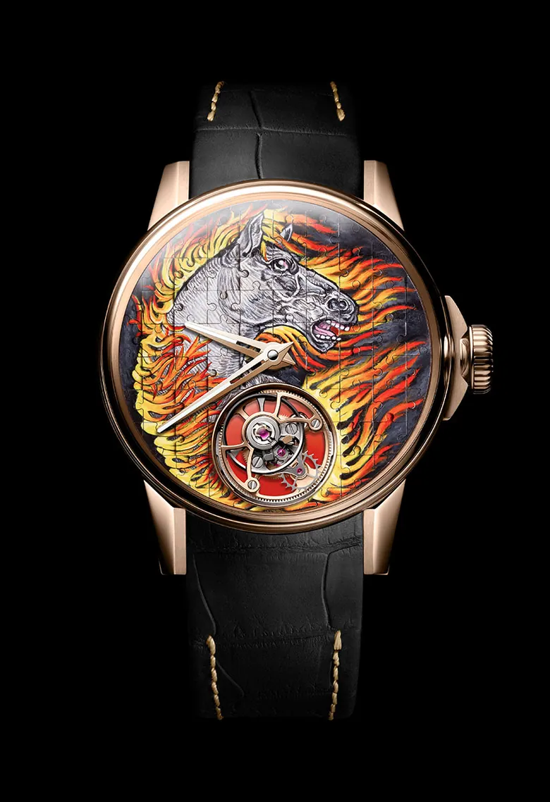 Tourbillon Puzzle Fire Horse LM-135.50.FH