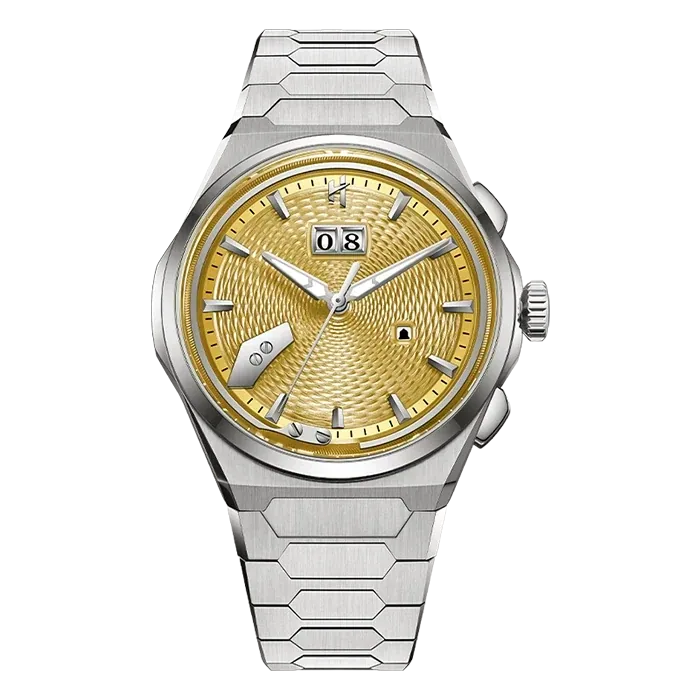 Sound Of Nature Guilloche Dial Yellow Titanium Chiming Limited Edition Automatic Watch