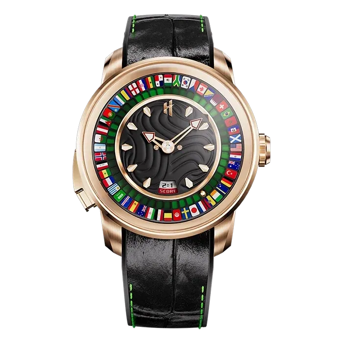 Sports Series Rose Gold World Football Limited Edition Automatic Watch