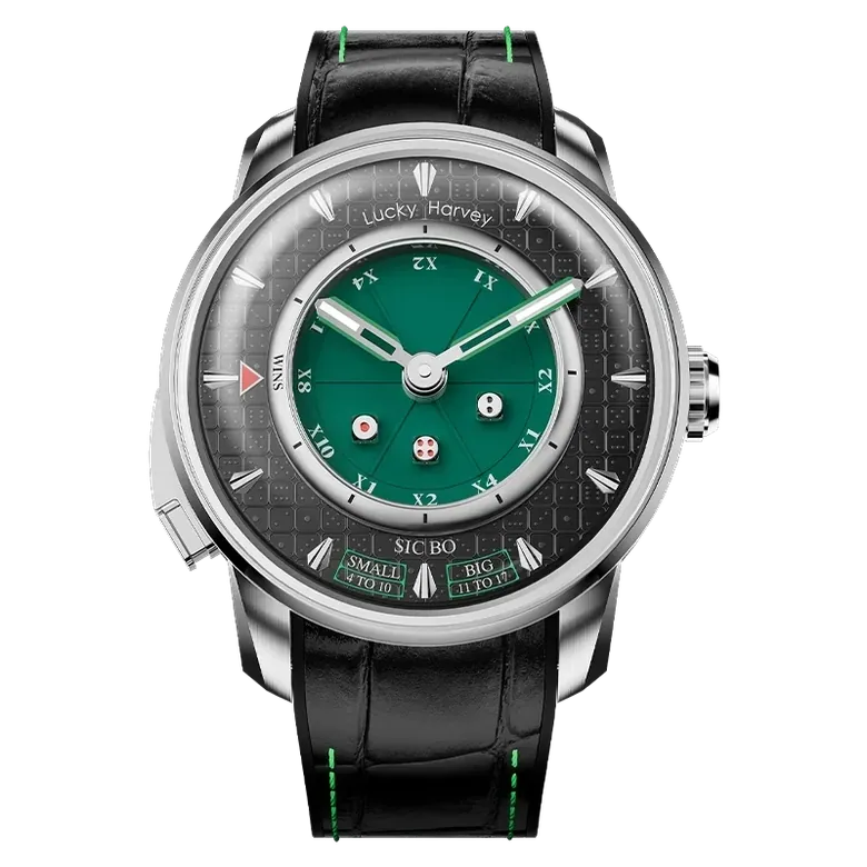 Casino Series Green Sic Bo Automatic Watch