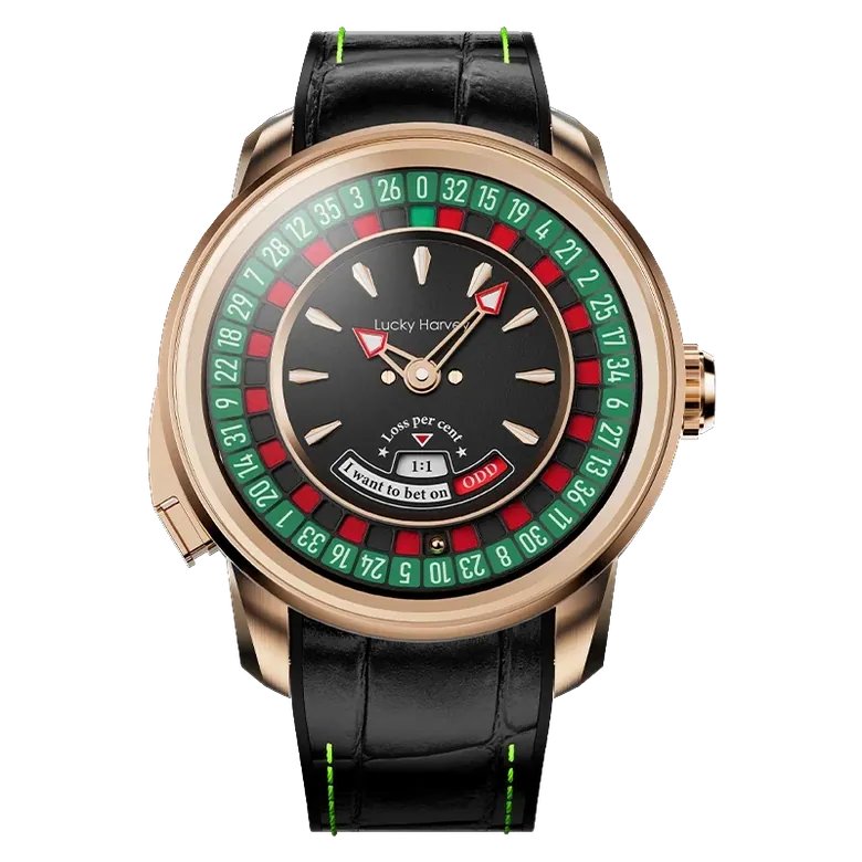 Casino Series Rose Gold European Roulette Automatic Watch