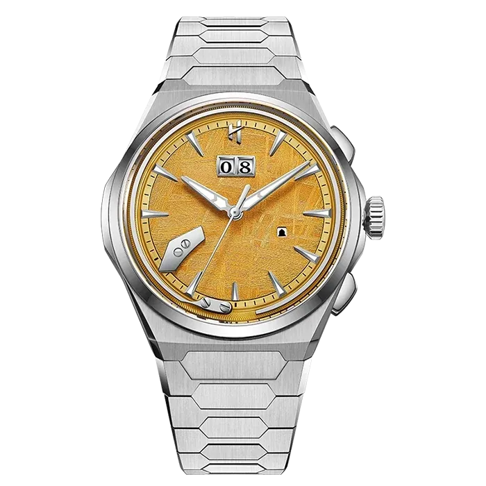 Sound Of Nature Muonionalusta Meteorite Dial Yellow Titanium Chiming Limited Edition Automatic Watch