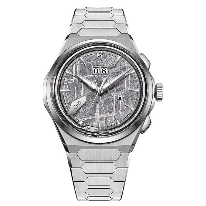 Sound Of Nature Muonionalusta Meteorite Dial Silver Titanium Chiming Limited Edition Automatic Watch