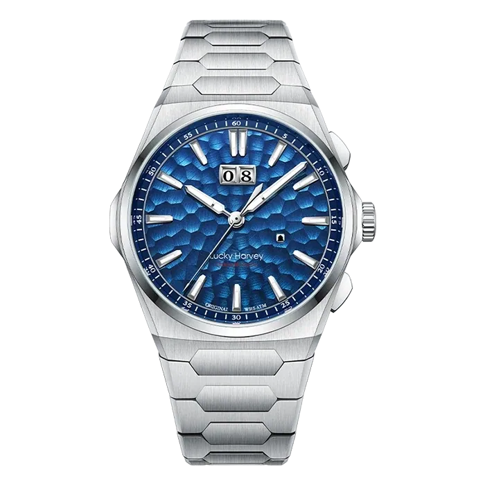 Sound Of Nature Big Date Ocean Blue Hammer Chiming Limited Edition Automatic Watch
