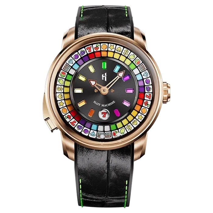 Casino Series Rose Gold Slots Machine Limited Edition Automatic Watch