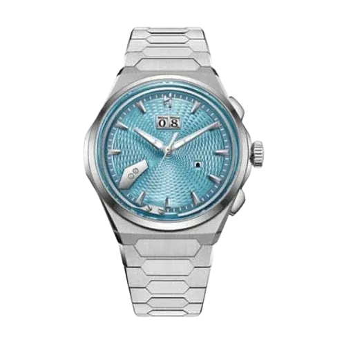Sound Of Nature Guilloche Dial Ice Blue Titanium Chiming Limited Edition Automatic Watch