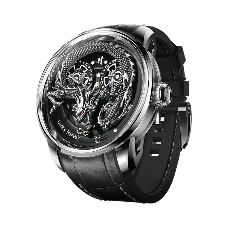 Craftsmanship Series Silver Dragon Automatic Watch