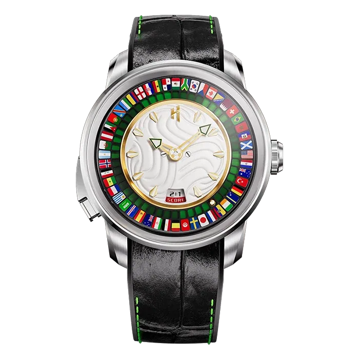 Sports Series Silver World Football Limited Edition Automatic Watch