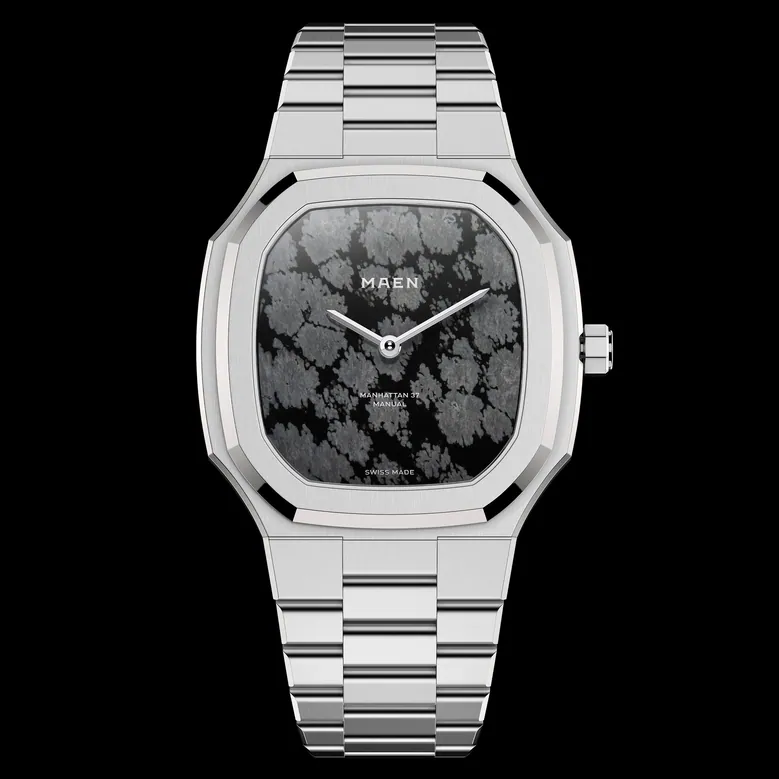 MANHATTAN 37 ULTRA THIN - SNOWFLAKE OBSIDIAN