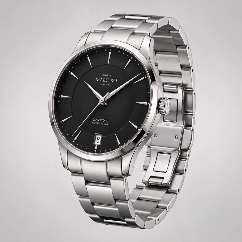 CLASSICO 42 - LINK W. BLACK DIAL