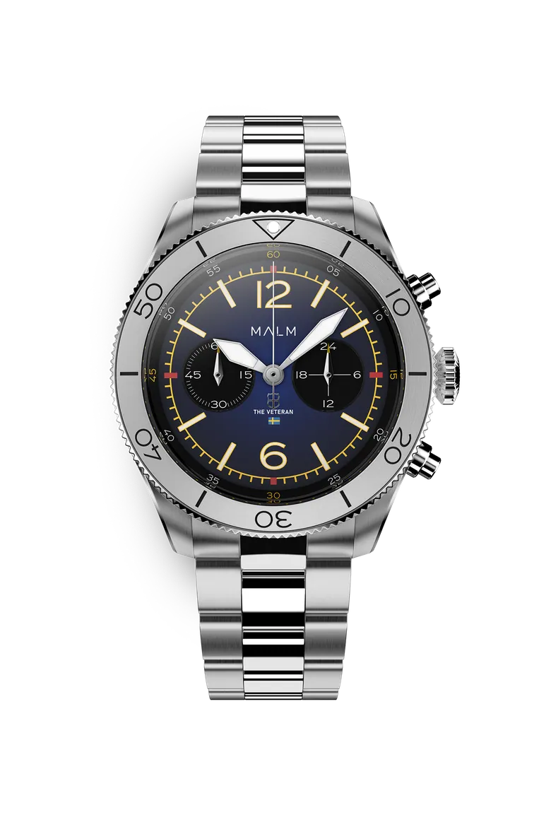 ACE Pilot Black Chronograph 44
