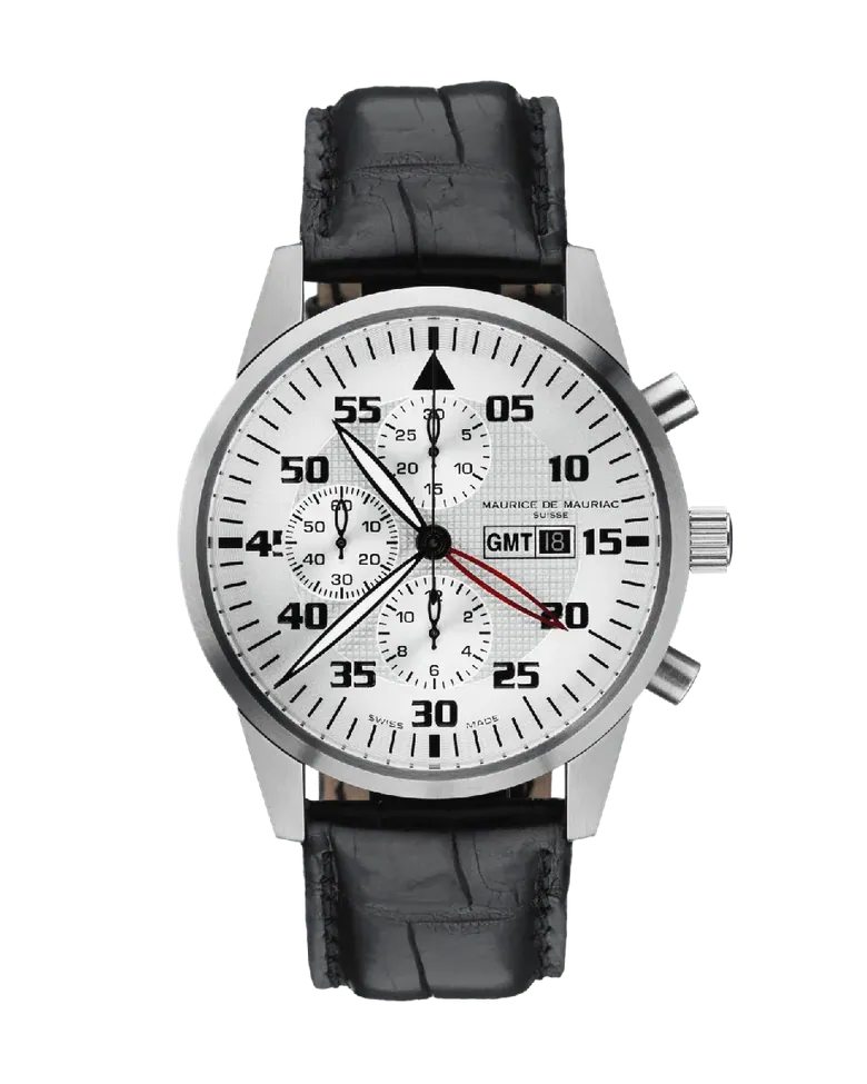 Zürcher Chrono Modern Stahl GMT