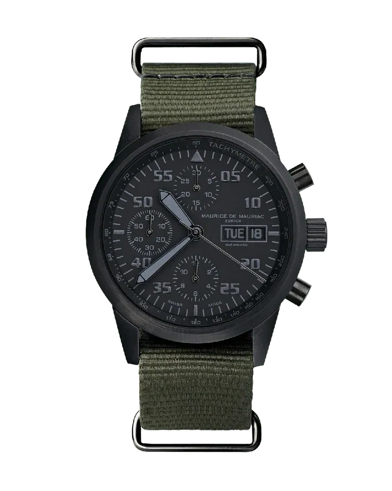 Zürcher Chrono Modern PVD Schwarz
