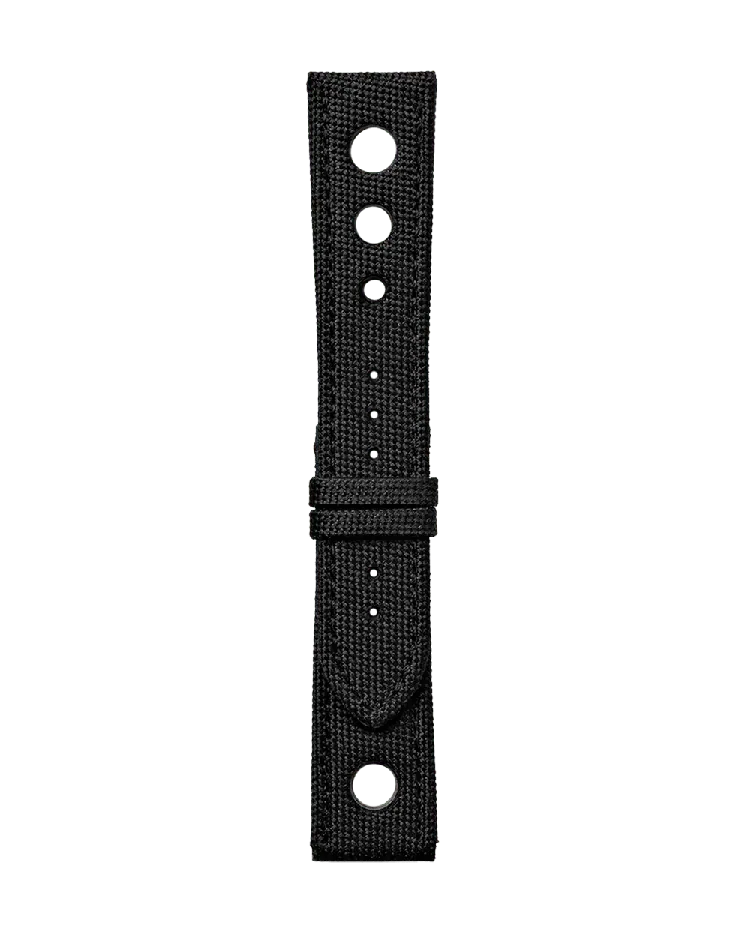 Schwarzes Gelochtes Textilband