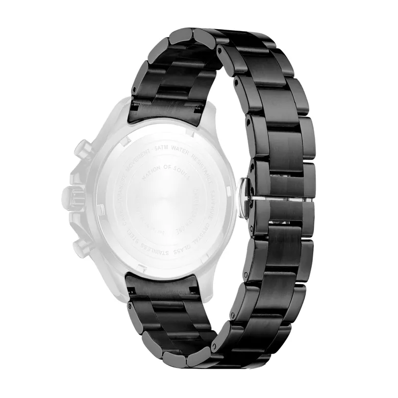 20mm Black Link Bracelet (to fit Chronograph One)