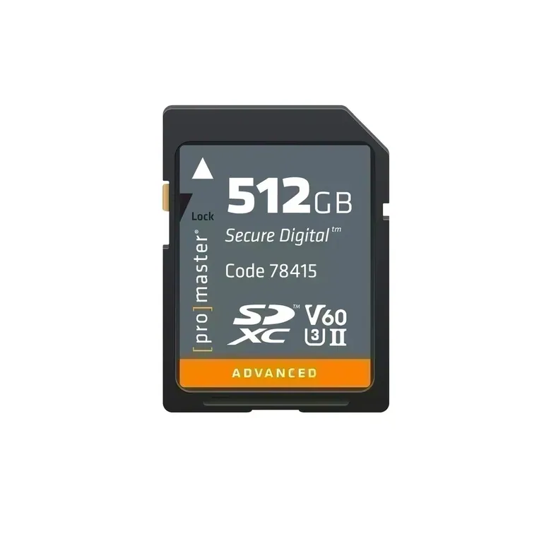 SDXC 512GB Advanced UHS-II V60 Memory Card