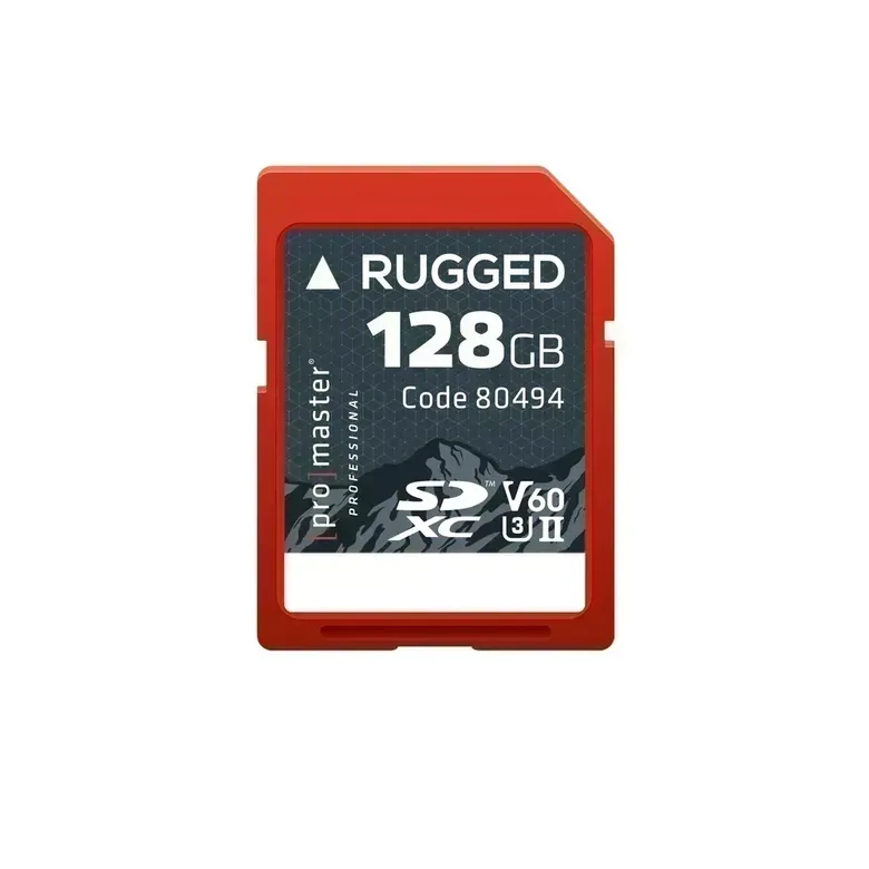 SDXC 128GB Rugged™ UHS-II V60 Memory Card