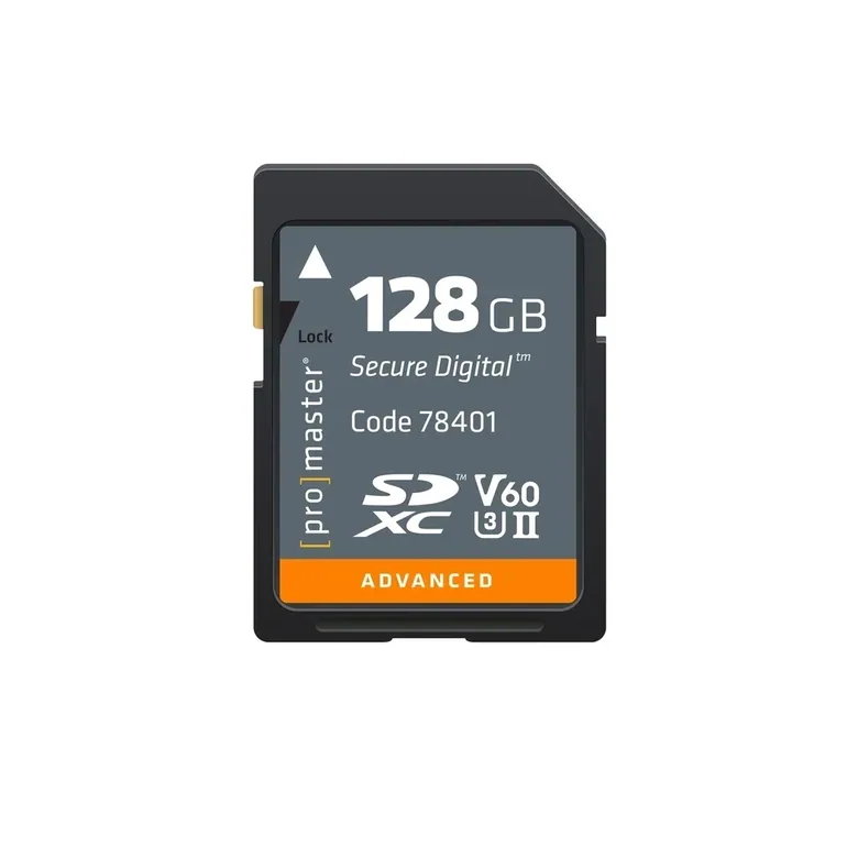 SDXC 128GB Advanced UHS-II V60 Memory Card