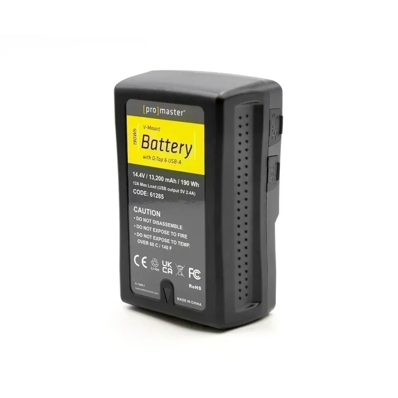 V-Mount Battery/Charger Kit 190Wh with D-Tap & USB-A