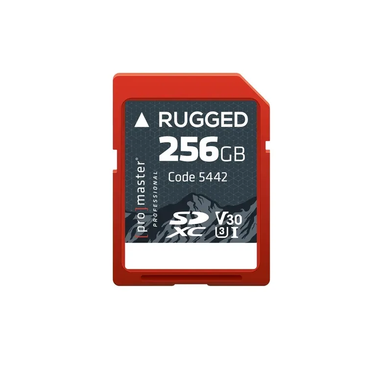 SDXC 256GB Rugged™ UHS-I V30 Memory Card