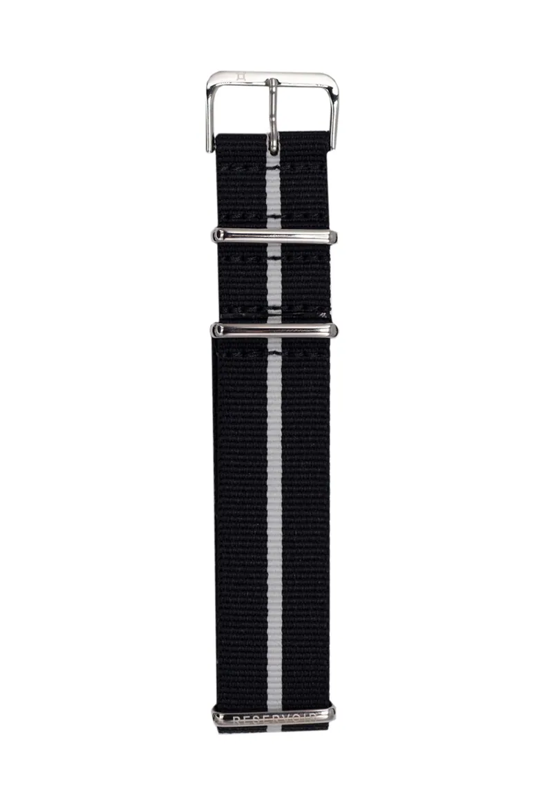 NATO Strap  Black & White