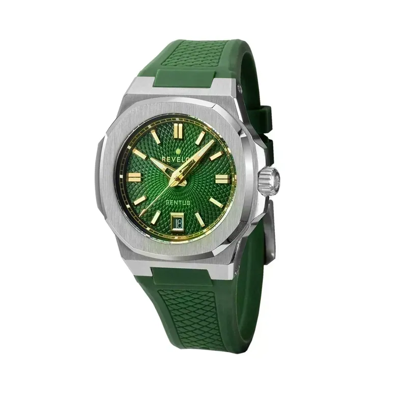 Gentus 40MM | Olive Gilt Steel (Swiss Quartz)