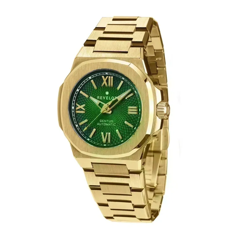 Gentus 40MM | Forest Gold Steel (Automatic)