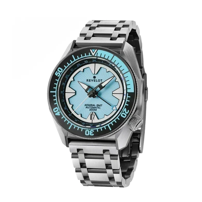 R10 Admiral GMT Glacier Luminova Steel