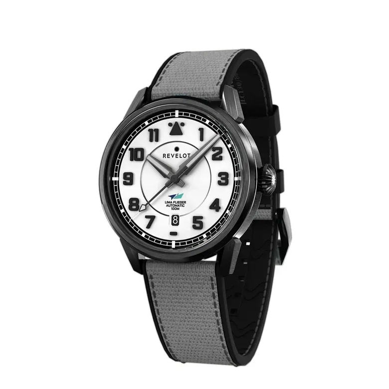 LIMA Flieger White Luminova Grade 5 Titanium DLC