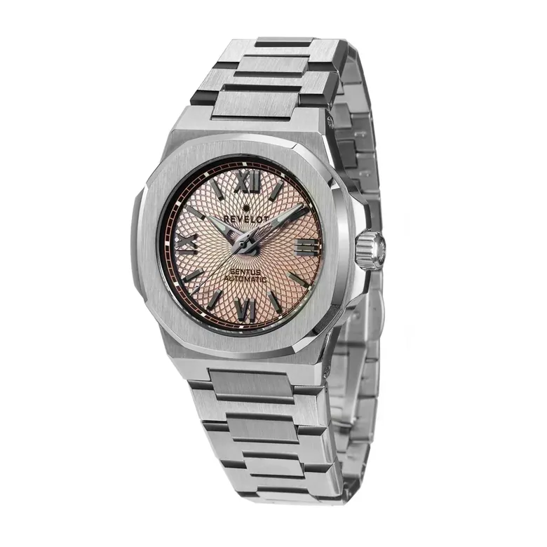 Gentus 40MM | Smoked Salmon Steel (Automatic)