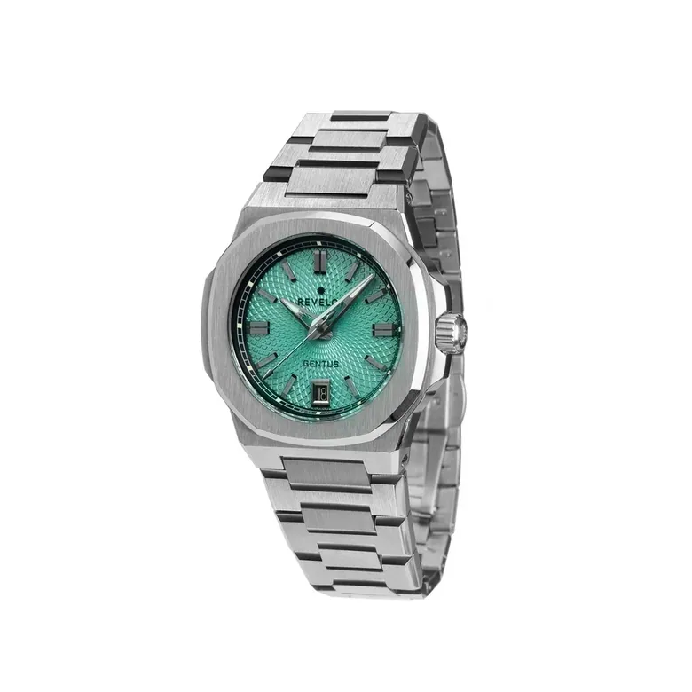 Gentus 36MM | Turquoise Steel (Swiss Quartz)