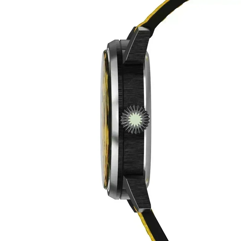 LIMA Flieger Yellow Luminova Grade 5 Titanium DLC
