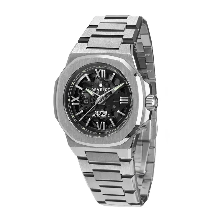 Gentus 40MM | Smoke Skeleton Steel (Automatic)