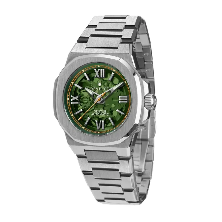 Gentus 40MM Pumpkin Skeleton Steel (Automatic)