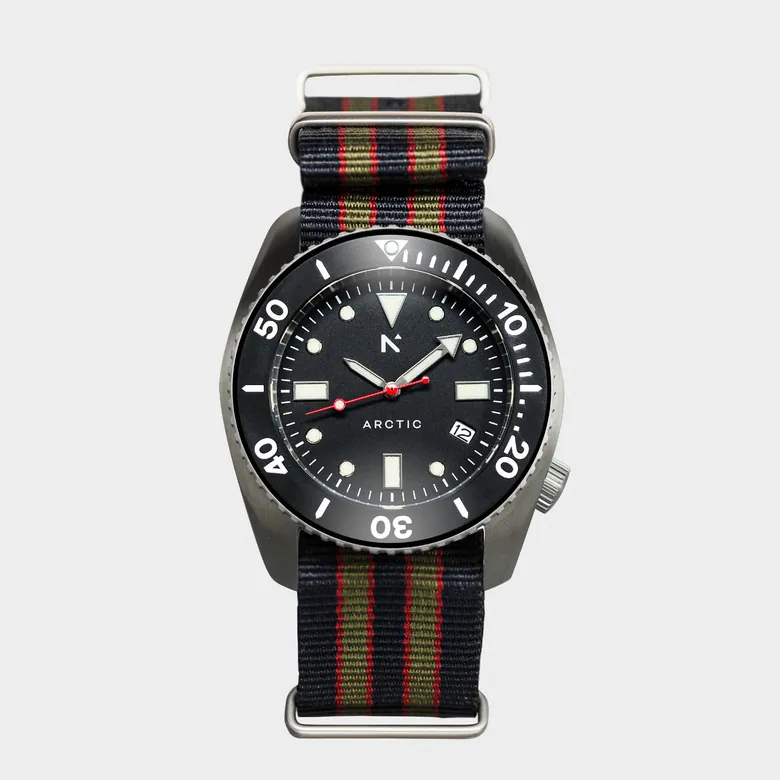 'Arctic' 500m Dive Watch (43mm) | Vintage NATO