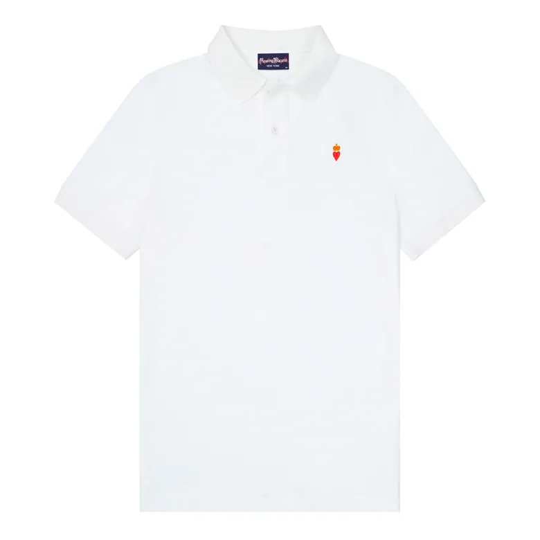 Heart Icon Piqué Polo