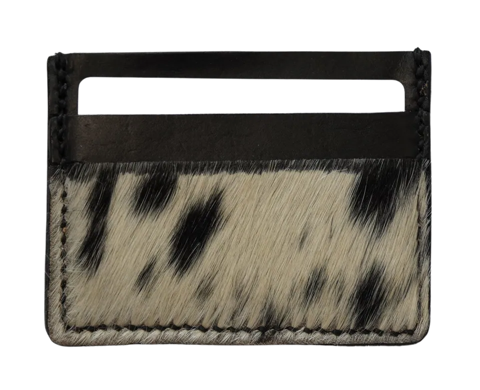 Montana Cowhide Credit Card Holder