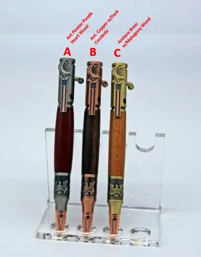 New! Bolt Action American Bald Eagle Rifle Pen