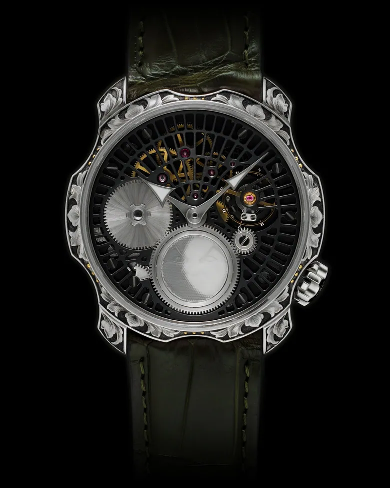 Sarpaneva Watches - Lunations Engraved