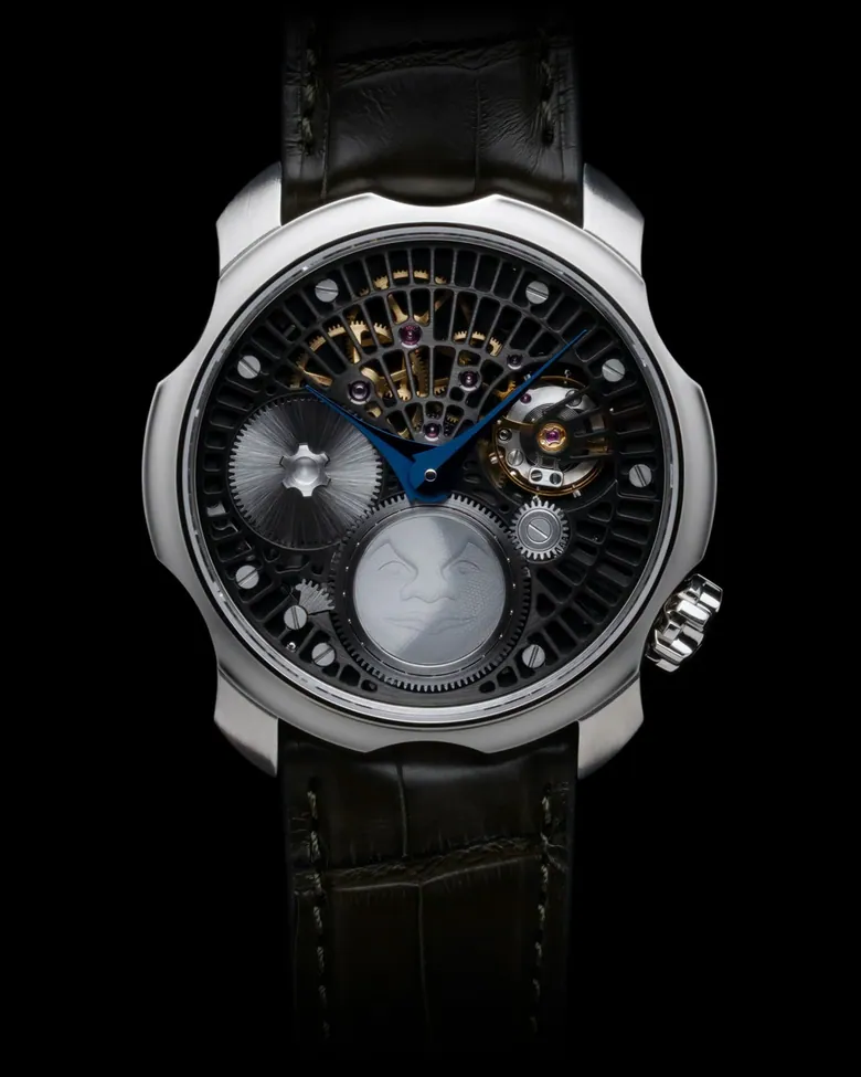 Sarpaneva Watches - Lunations Black Ruthenium