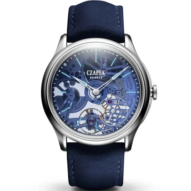Czapek Promenade Transparencies Aqua Blue
