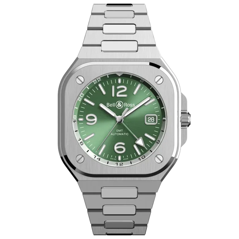 Bell & Ross BR-05 GMT Green Steel BR05G-GN-ST/SST