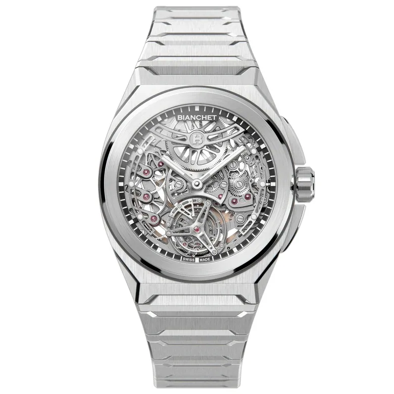 Bianchet Ultrafino Rotondo Titanium Skeleton Black