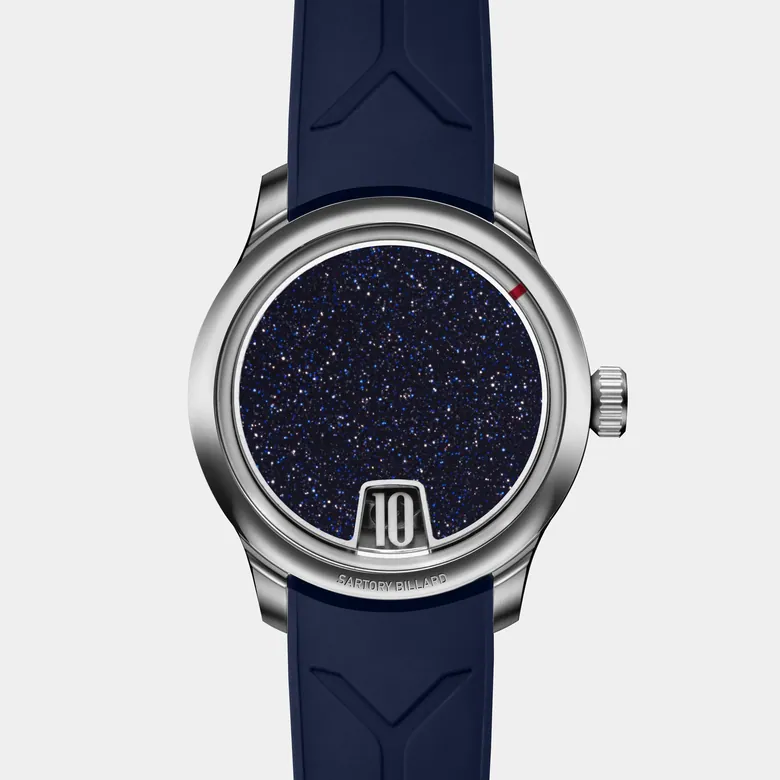 SB10 JUMPING HOUR BLUE AVENTURINE