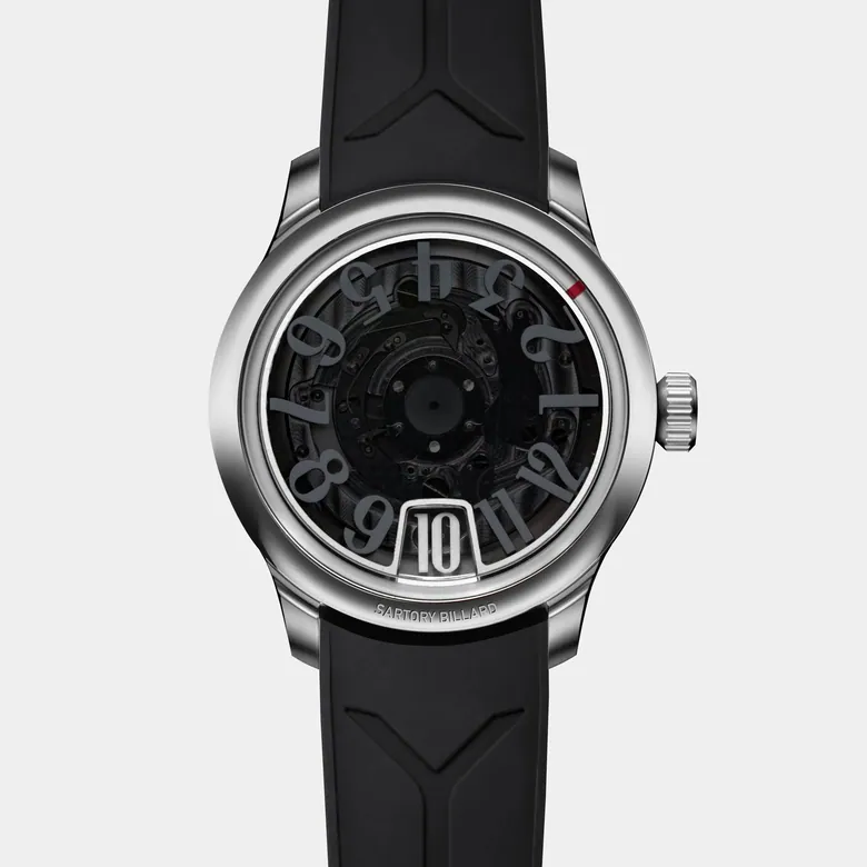 SB10 JUMPING HOUR BLACK SAPPHIRE