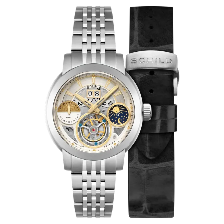 Silver Gold | Heinrich GMT Tourbillon Limited Edition