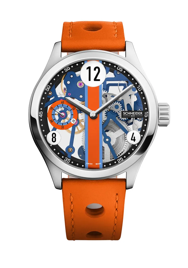 LEMANS Silver and Orange