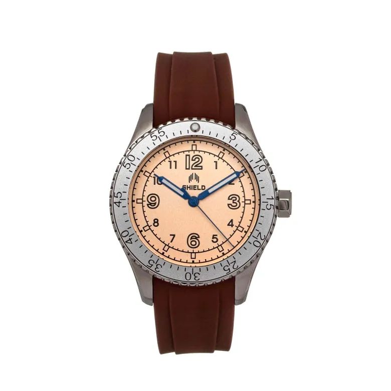 Shield Pacific Strap Watch - Brown/Copper