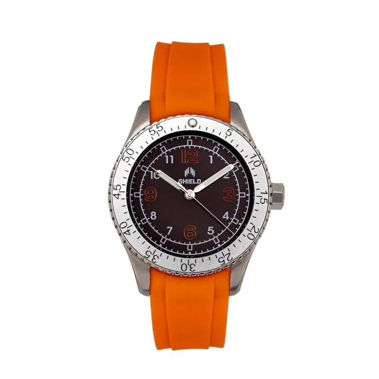 Shield Pacific Strap Watch - Orange/Black