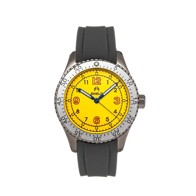 Shield Pacific Strap Watch - Grey/Yellow